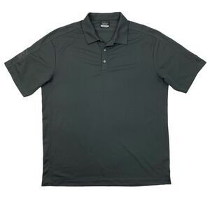 Nike Polo Shirt Mens XL Extra Large Charcoal Grey Dri Fit Performance Golf